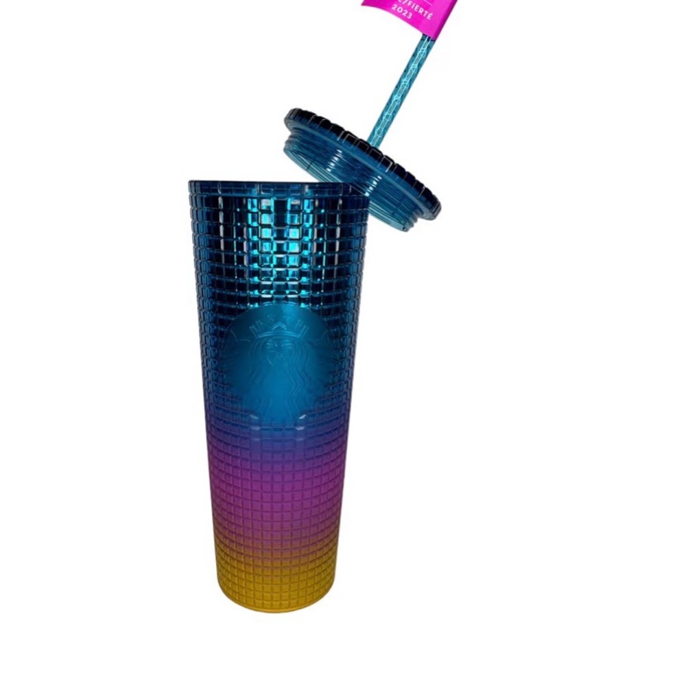 NEw Starbucks Blue and Purple Ombre Tumbler 24OZ